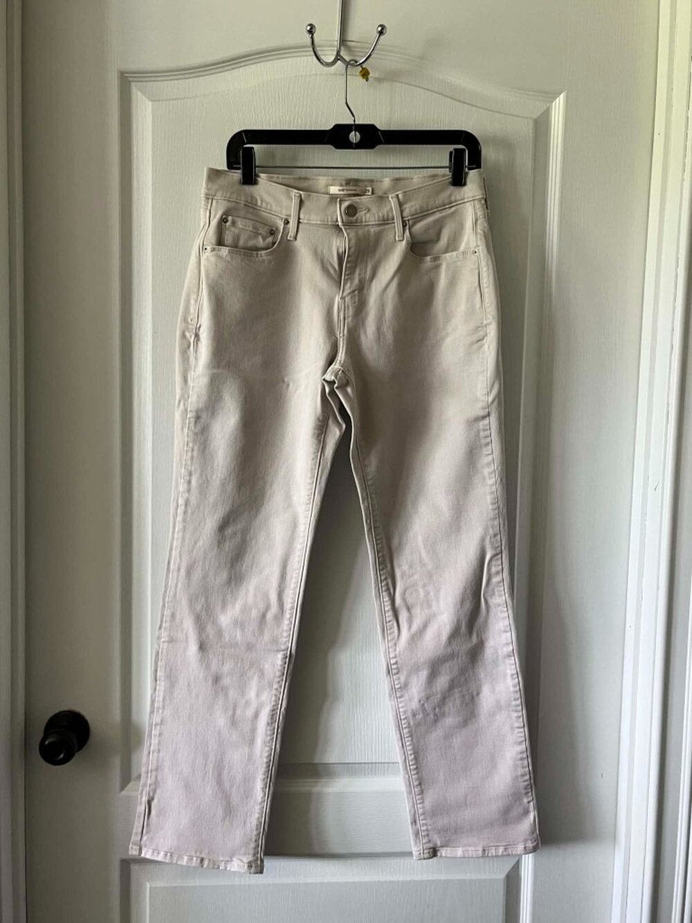 Levi's 505 Regular Fit Jeans Women's Straight Leg size 29 Beige